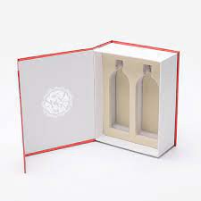 Sustainable Gift Box Molded Pulp Liner For Wine Whisky